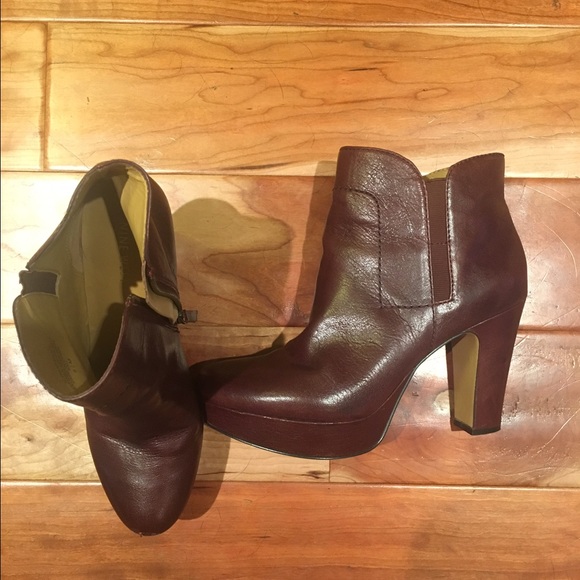 Brown booties