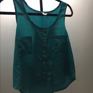 TURQOUISE BLOUSE