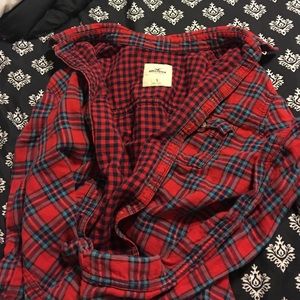 Hollister Red Flannel