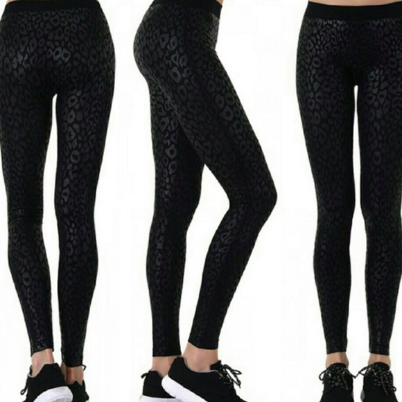 Sexy Animal Print Jacquard Leggings O/S Fits 2-10