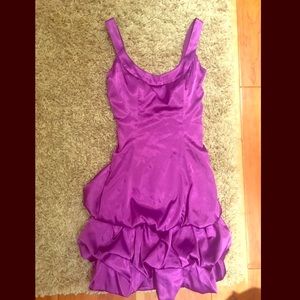 Bright pink/purple homecoming dress