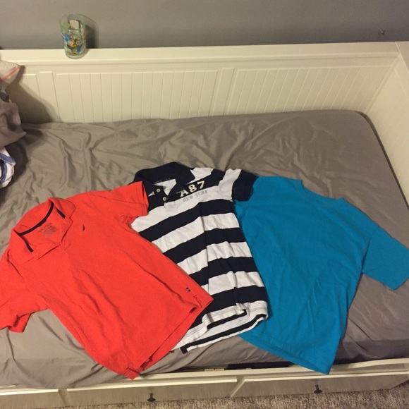 Bundle of boys shirts