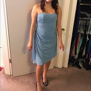 Powder Blue Bridesmaid/Cocktail dress. Size 4