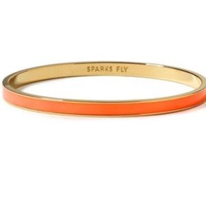 Kate Spade ♠️Sparks Fly orange idiom bracelet