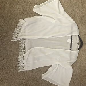 Charlotte Russe Lace Kimono