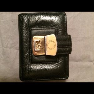 Marc Jacobs black leather wallet