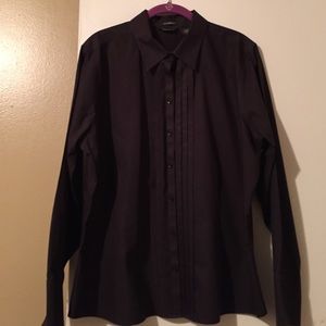 Ladies Eddie Bauer XL black blouse