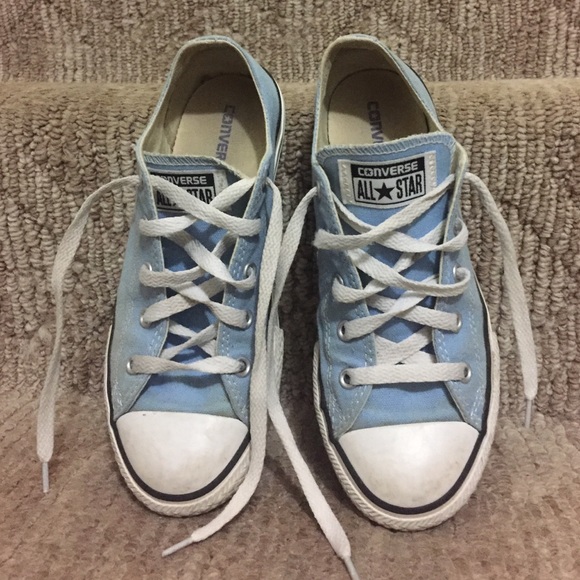 Sky blue girls converse