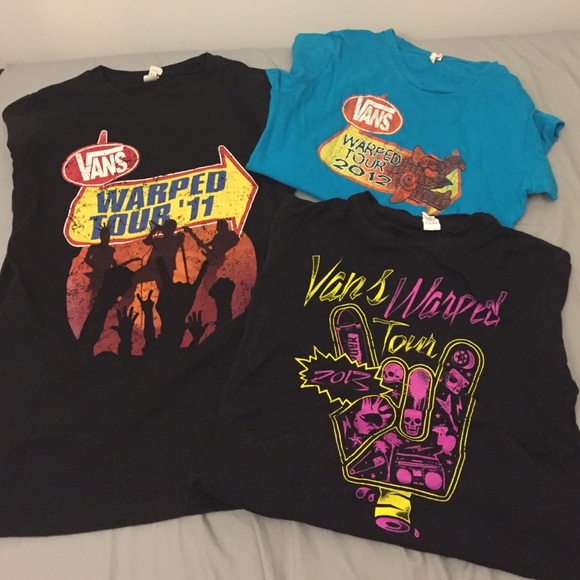 Vans Warped Tour Shirt Bunde