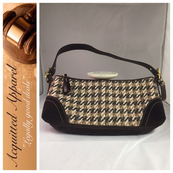 Coach Handbags - Coach | NWOT Tweed Leather Bag