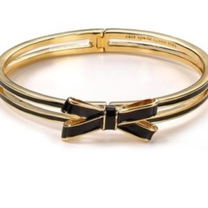 Kate Spade ♠️Black Double Bow Bangle