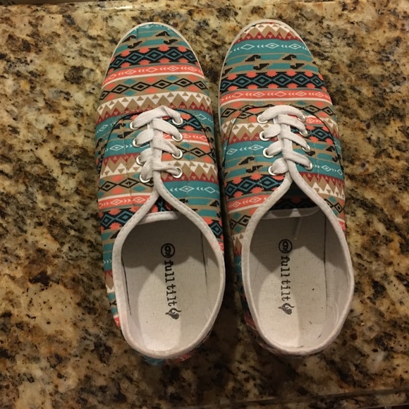 Aztec shoes/ slipons