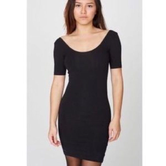 American Apparel Black Bodycon Dress