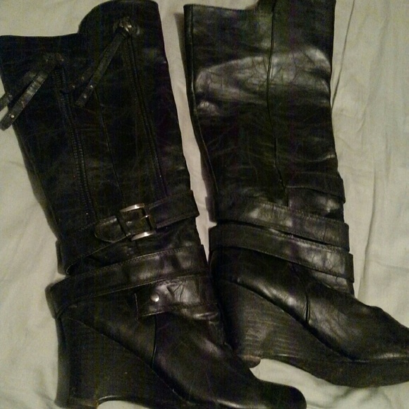 Knee-high boots