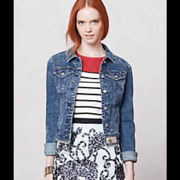 anthropologie pilcro denim jacket