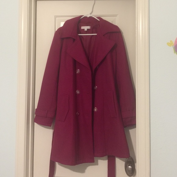 purple/pink Heavy Duty Coat