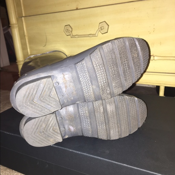 Tall hunter rain boots  grey US/6f euro 37 - Picture 3 of 4