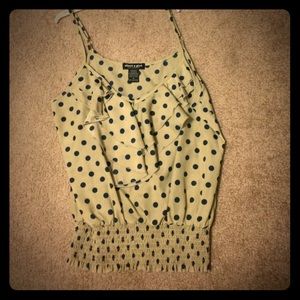 Polka dot tank top