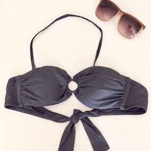 J. Crew Swimsuit Bikini Halter Top 👙 Dark Grey