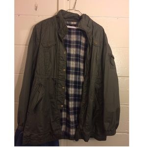 Army green jacket - great for fall
