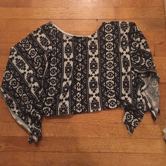 Black and white tunic