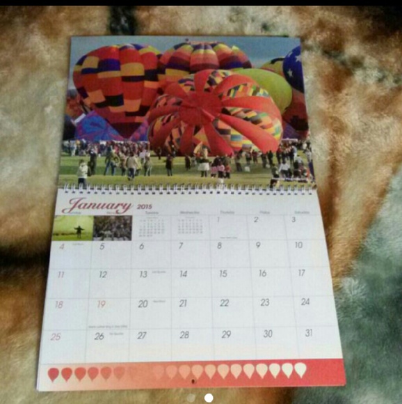 Balloon Fiesta Calendar 2015 Edition - Picture 2 of 2