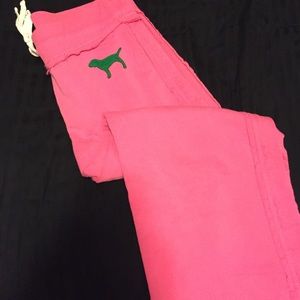 VS Pink cropped sweatpants