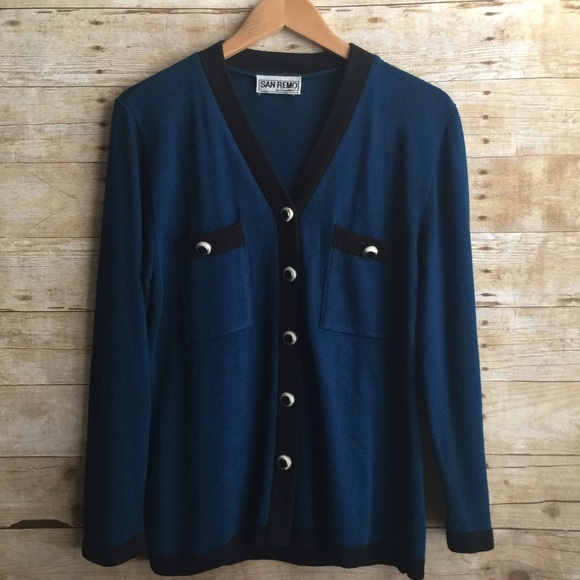 Vintage Blue Cardigan