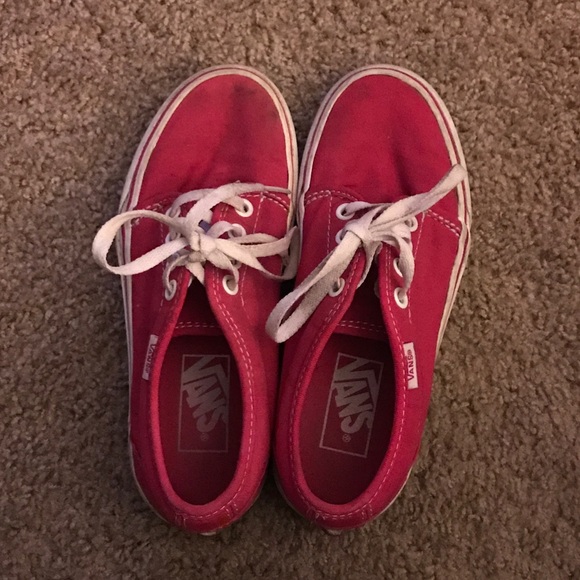 Red Vans