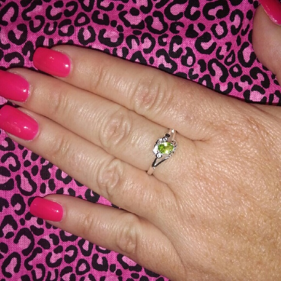 Peridot Sterling Silver Ring