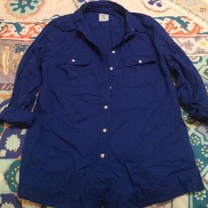 Gap Fitted Boyfriend Shirt