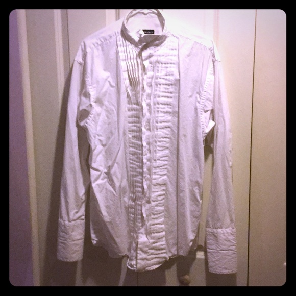 White formal shirt for tuxedo