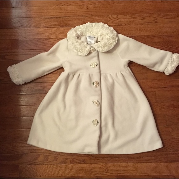 Soft Pearl White Floral Jacket