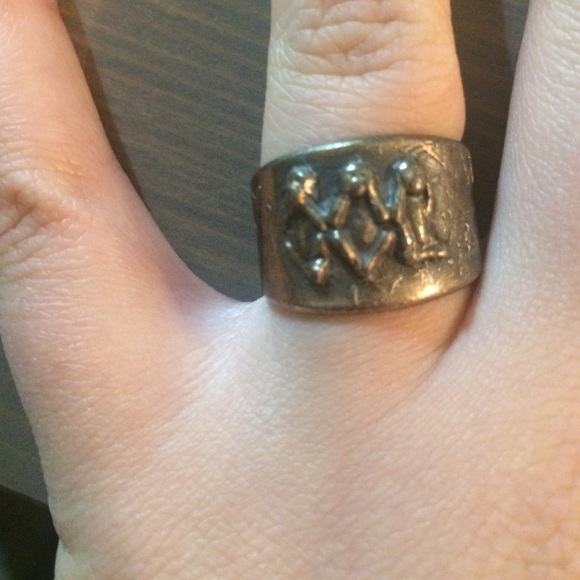 Three Wise Monkey Ring (real silver)