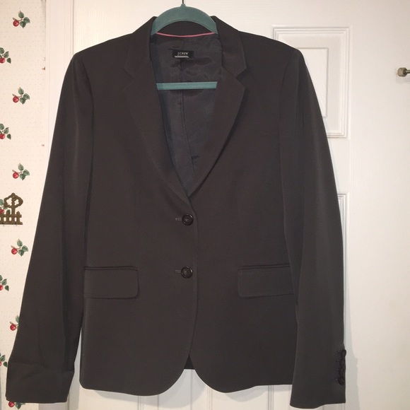 Grey wool j crew blazer size 8 excellent condition - Picture 1 of 4