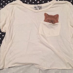 Wildfox fox tee size medium only wore once