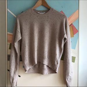 Cashmere cropped sweater