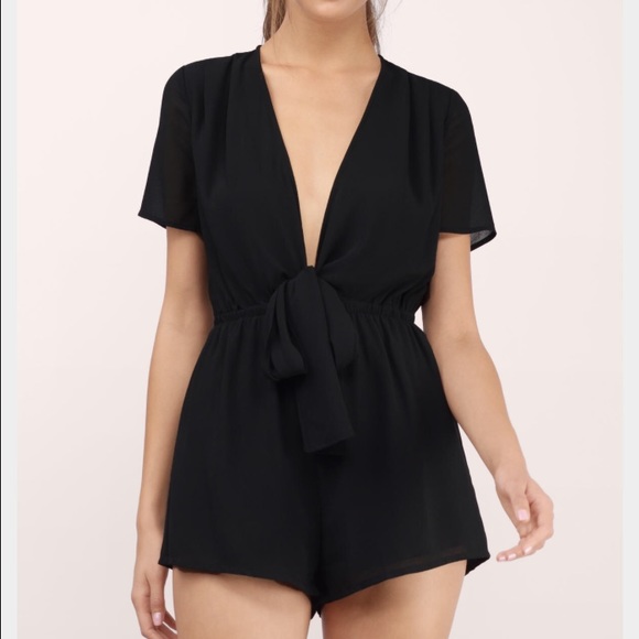 Black Mya Romper