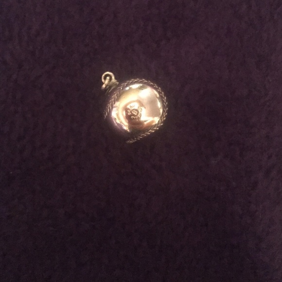 Beau sterling silver baseball charm