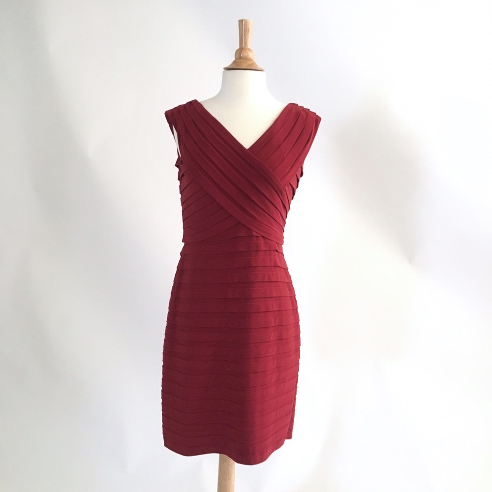 ADRIANNA PAPELL 🍂 Layered Sheath 🍂 - Picture 2 of 7