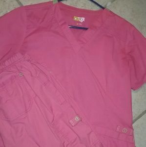 New wonder flex scrub set