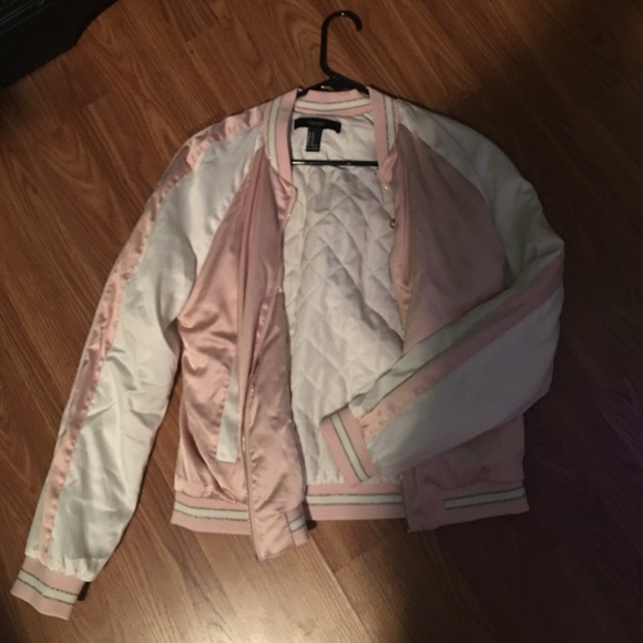 Baby Pink Bomber Jacket