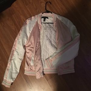 Baby Pink Bomber Jacket