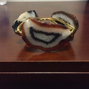 Bourbon and Boweties Stone Bangle