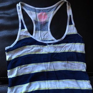 SO Juniors Size X-Small Striped Tank Top