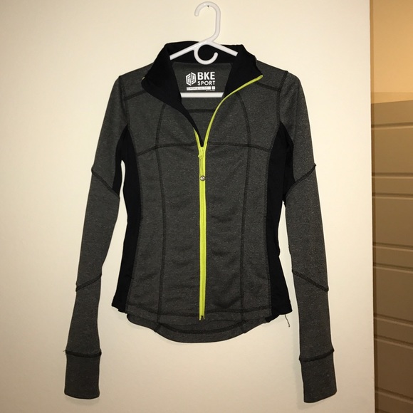 BKE sport athletic fit zip up