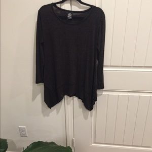 Bobeau bohemian long sleeve top