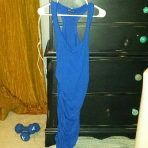 Cobalt blue racerback party dress