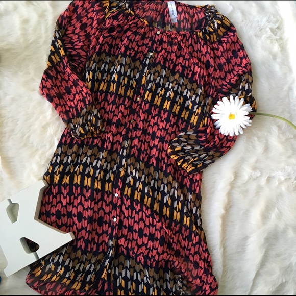 Pure Energy Dresses & Skirts - ✂️firm price✂️Pure energy Sz 3x print layer dress