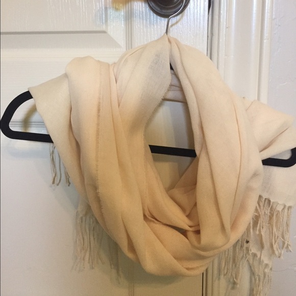 Ann Taylor wool cream scarf!